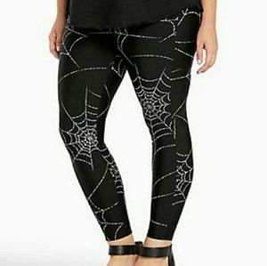 Torrid 5X Spiderweb Leggings